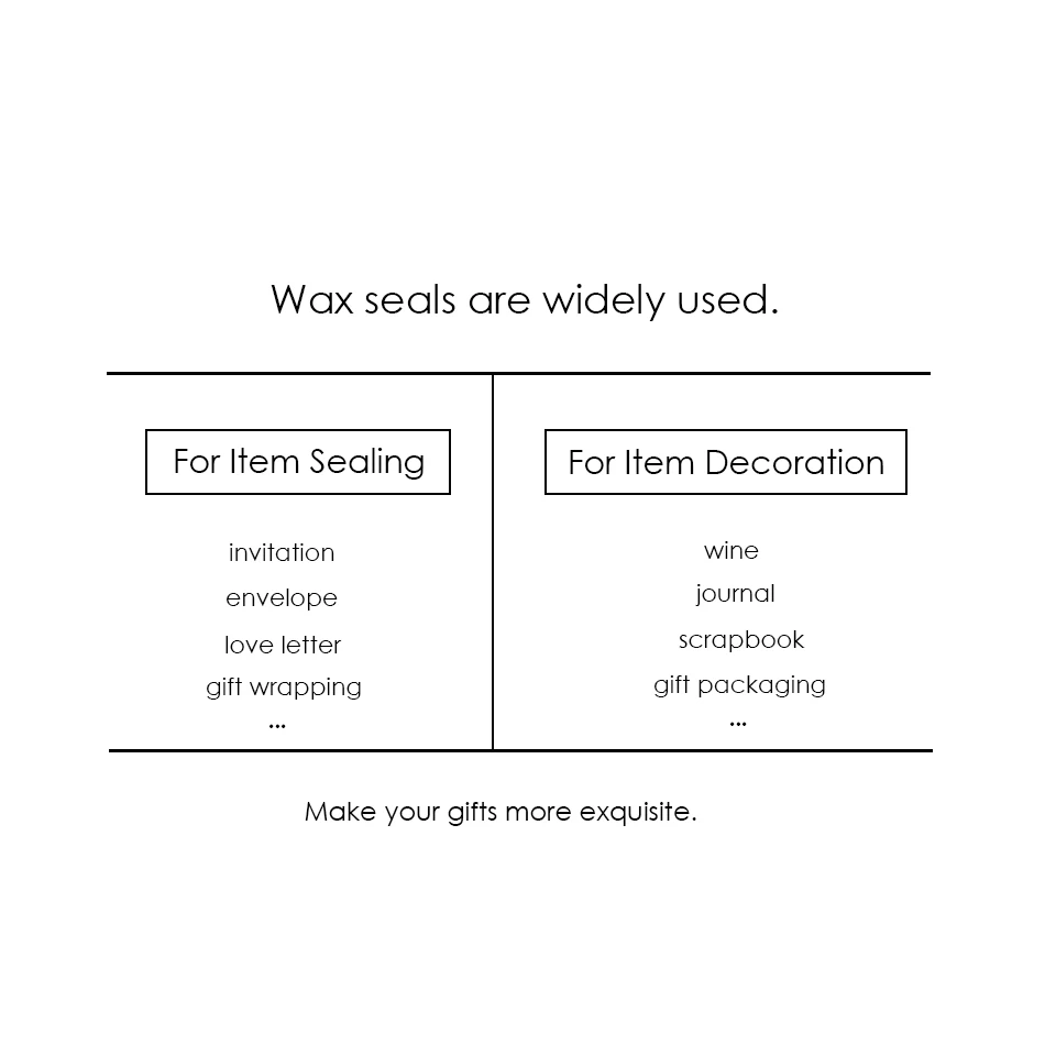 Штамп для восковой печати 70 шт. цвет в ассортименте | Дом и сад