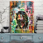 Холст с рисунком Гарсии Дина Руссо, домашний декор гостиной, современный фотопостер с фоторамкой HD для салона