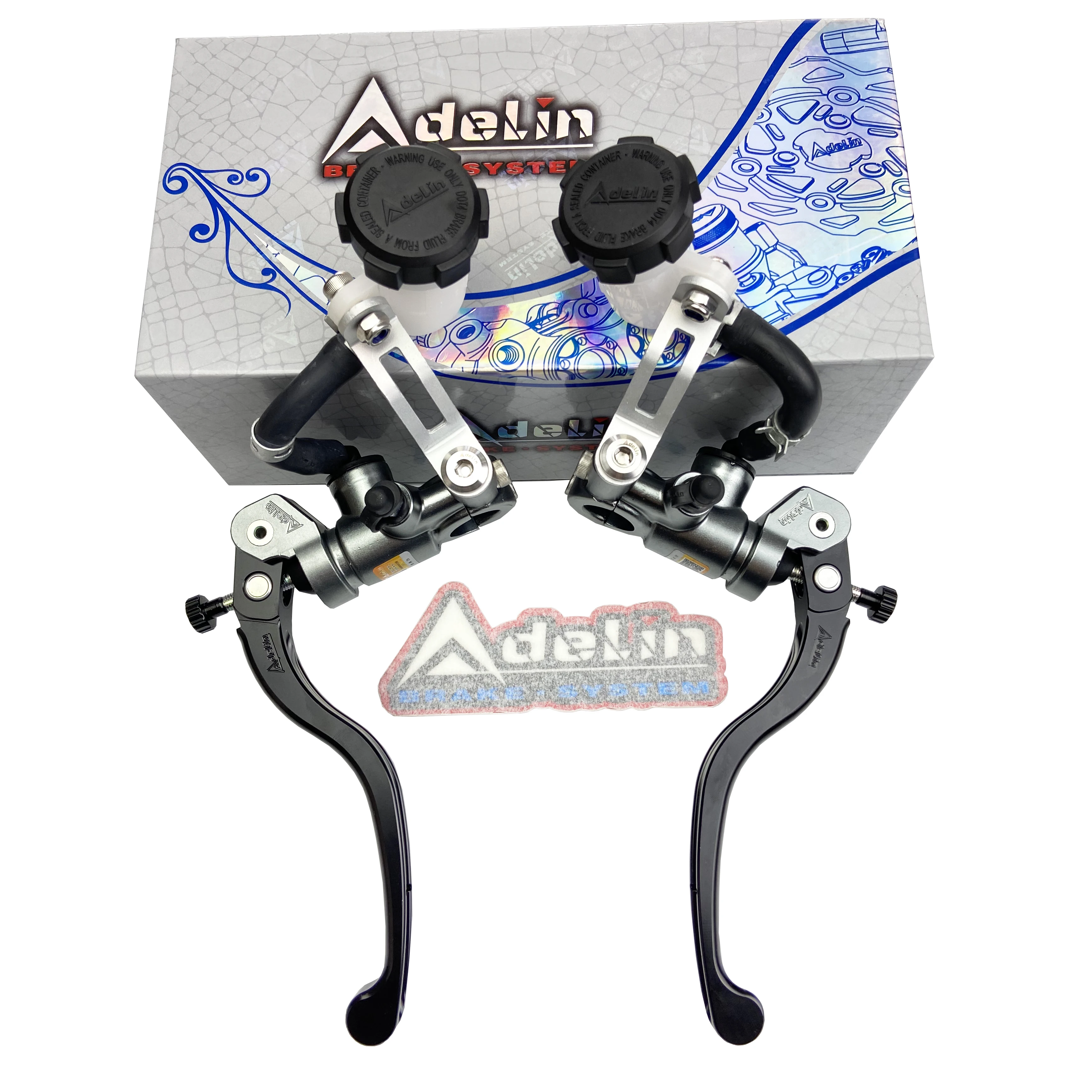 Adelin 14mm 15mm Motorcycle Brake Clutch Master Cylinder Hydraulic Pump handle Universal For Honda R6 Gsxr600 Yamaha Kawasaki
