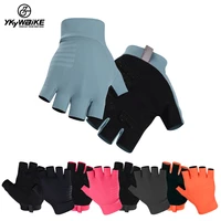 ykywbike cycling gloves half finger mens womens summer sports shockproof sports gloves mtb bike light soft bicycle glove
