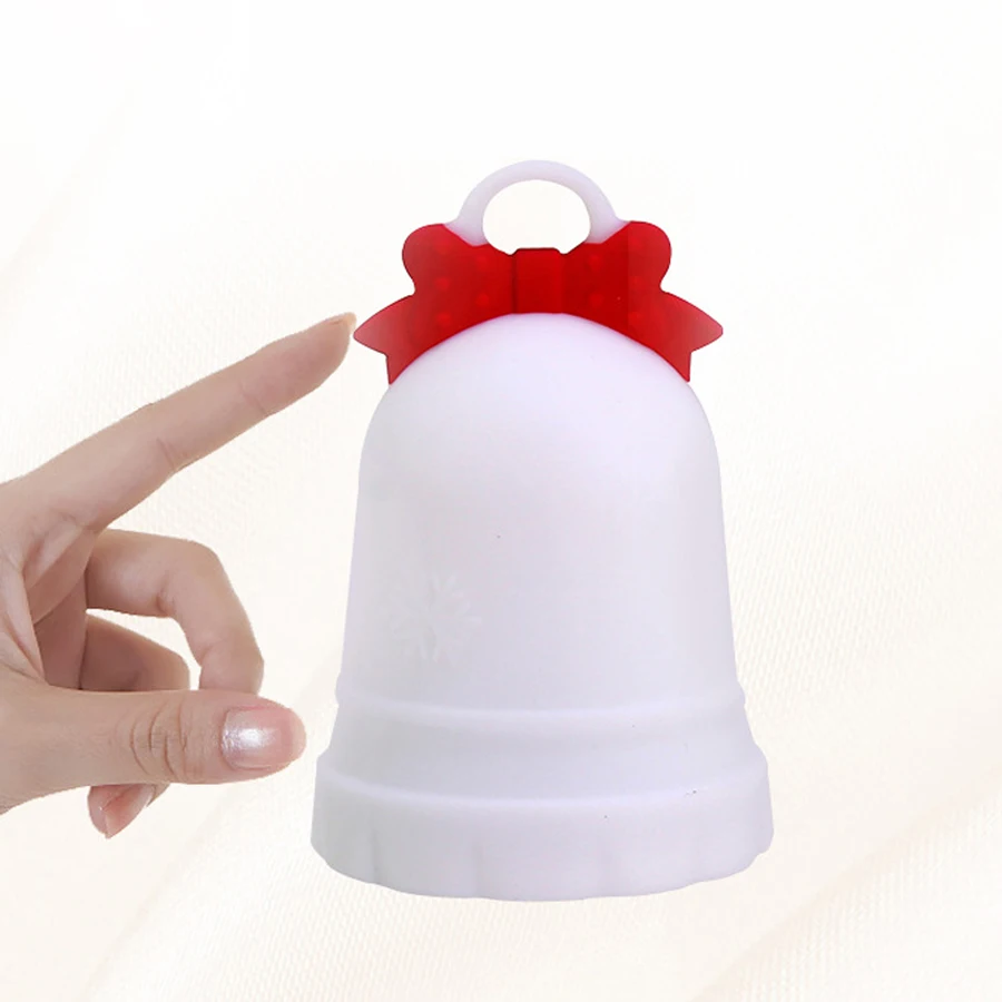

Children's gift Christmas bell USB colorful LED silicone Nightlight bedroom living room clapping lamp table lampA616