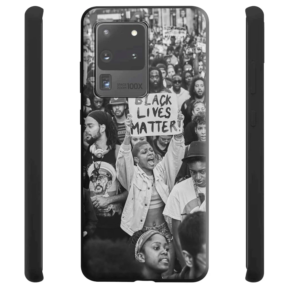 Black Lives Matter Silicone Case for Samsung Galaxy Note 20 10 9 8 S20 Fe S10 S10E S9 S8 Plus Ultra Lite S7 Edge | Мобильные