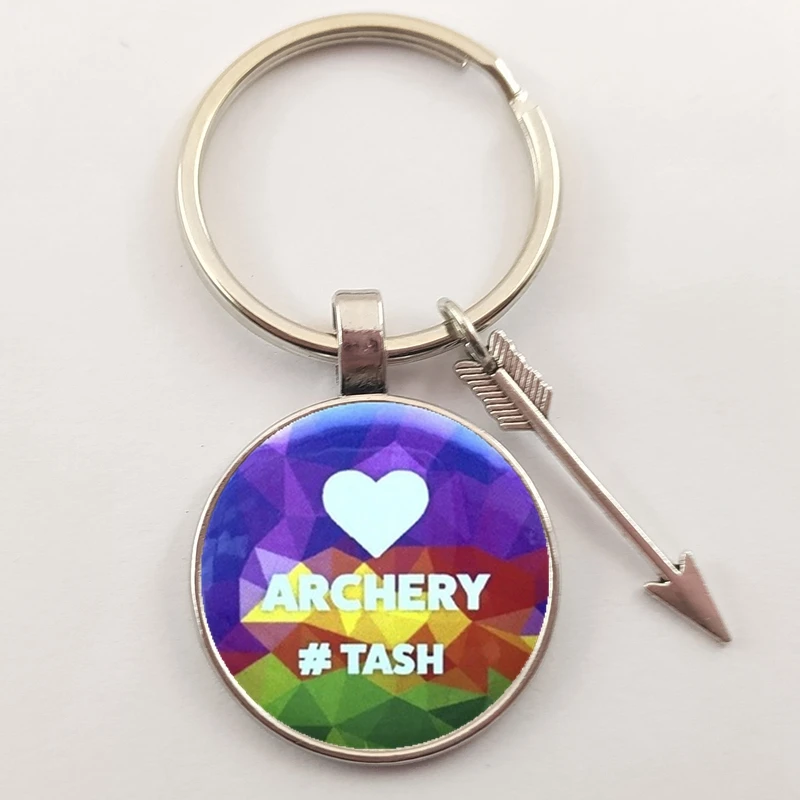 Новый брелок для ключей из лука с надписью Keep Calm and Love модный стеклянный кабошон