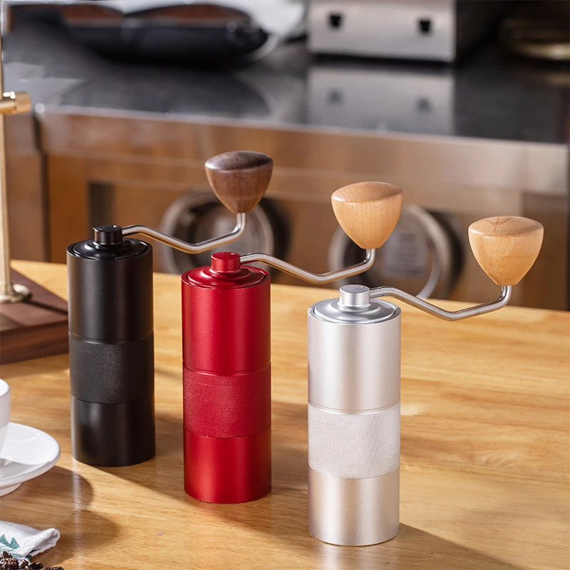 Высококачественная ручная кофемолка коническая Кофемолка 25 г алюминиевая | Дом и
