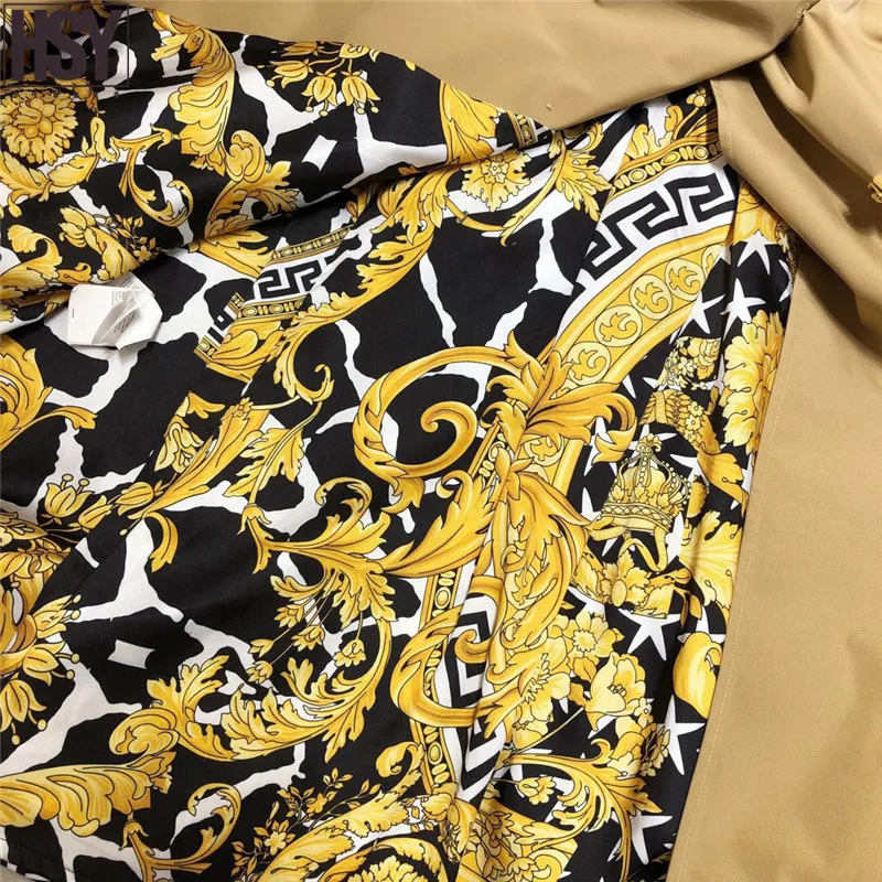 【HSY】2019 осень зима новые женские высококачественные Лоскутные лацканы цвета