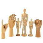 Деревянный мужской манекен для рисования скетчей, модель художника с подвижными конечностями, миниатюрные фигурки для мужчин, декоративные поделки