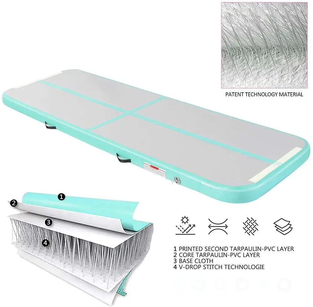 Надувной гимнастический воздушный трек 10 футов/13 футов/16 футов/20 футов коврик для