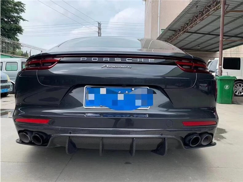 Передний и задний бампер для Porsche Panamera 971 передний спойлер боковая юбка из