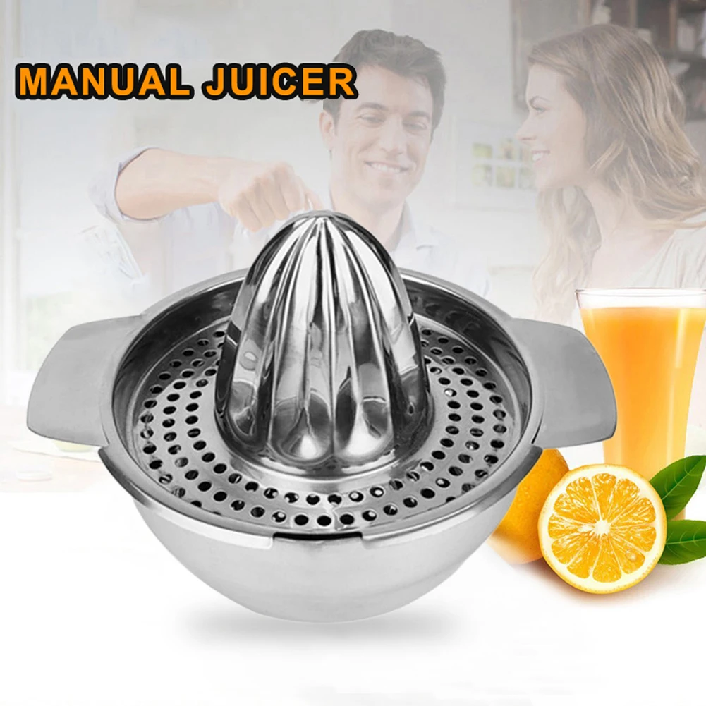 

Stainless Steel Kitchen Manual Hand Press Lemon Orange Squeezer Juice Maker kitchen tool Kitchen Fruit Juice Cup kitchen gadgets