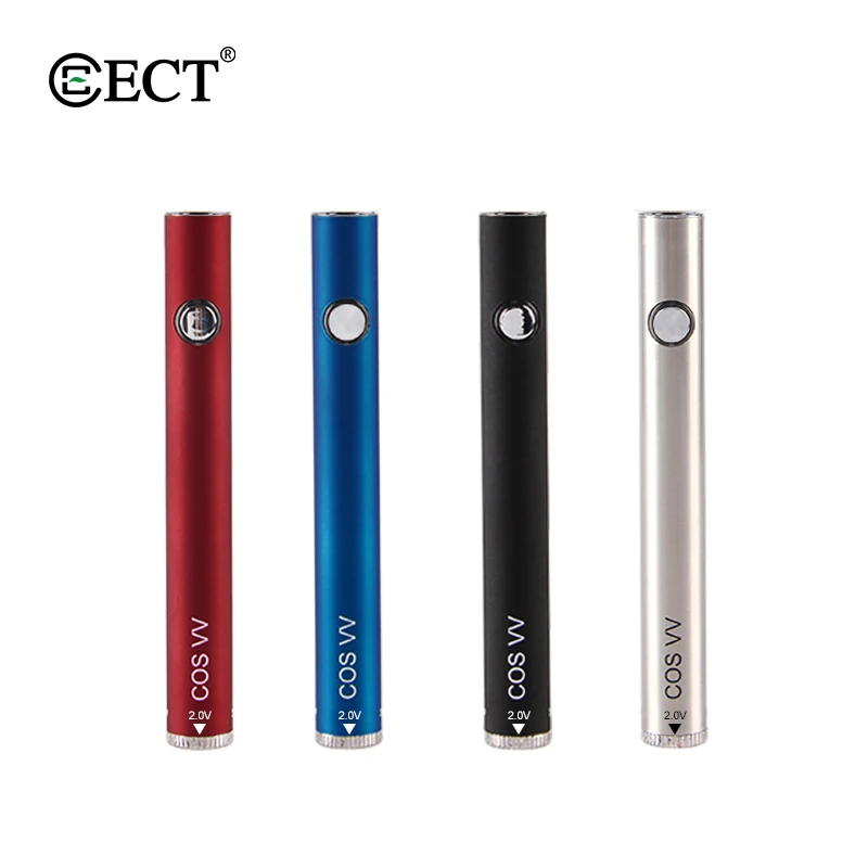 ECT COS Preheat VV аккумулятор 380 мАч Preating battery Vape Mod переменное напряжение для 510 вапорайзер с резьбой с usb-кабелем
