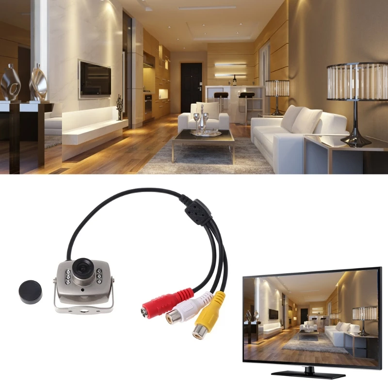 CCTV IR Wired Mini Camera Security Color Night Vision Infrared Video Recorder D08A | Электроника