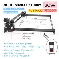neje master 2s max 30w cnc laser engraving cutting machine portable wood printer engraver lightburn grbl bluetooth app control