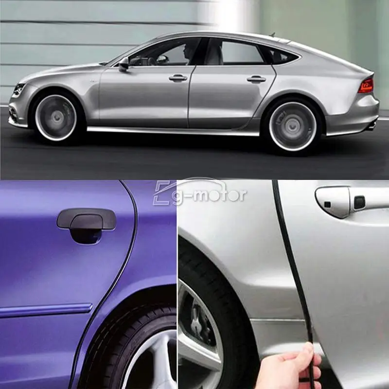 Car Styling Strip Door Trim 4M U Style PVC Auto Universal for Ford Focus 2 Mazda Cx-5 Cx-3 Nissan Tiguan 2018 | Автомобили и