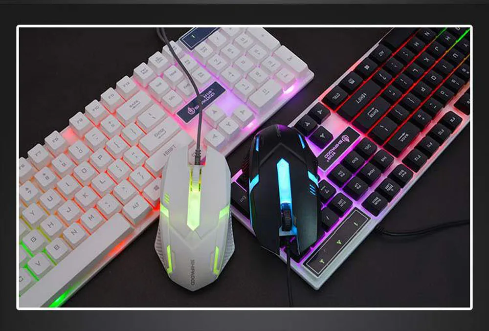 Светодиодный кабель OMESHIN с радужной подсветкой Регулируемый USB Игровая