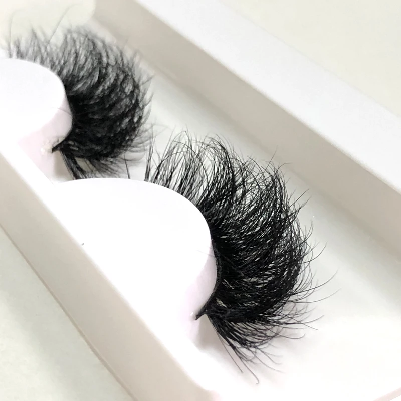 

Buzzme New Product 18-22mm Length Fluffy Mink Lashes Volume False Eyelashes Messy Reusable Cruelty Free Make up Eye Lash