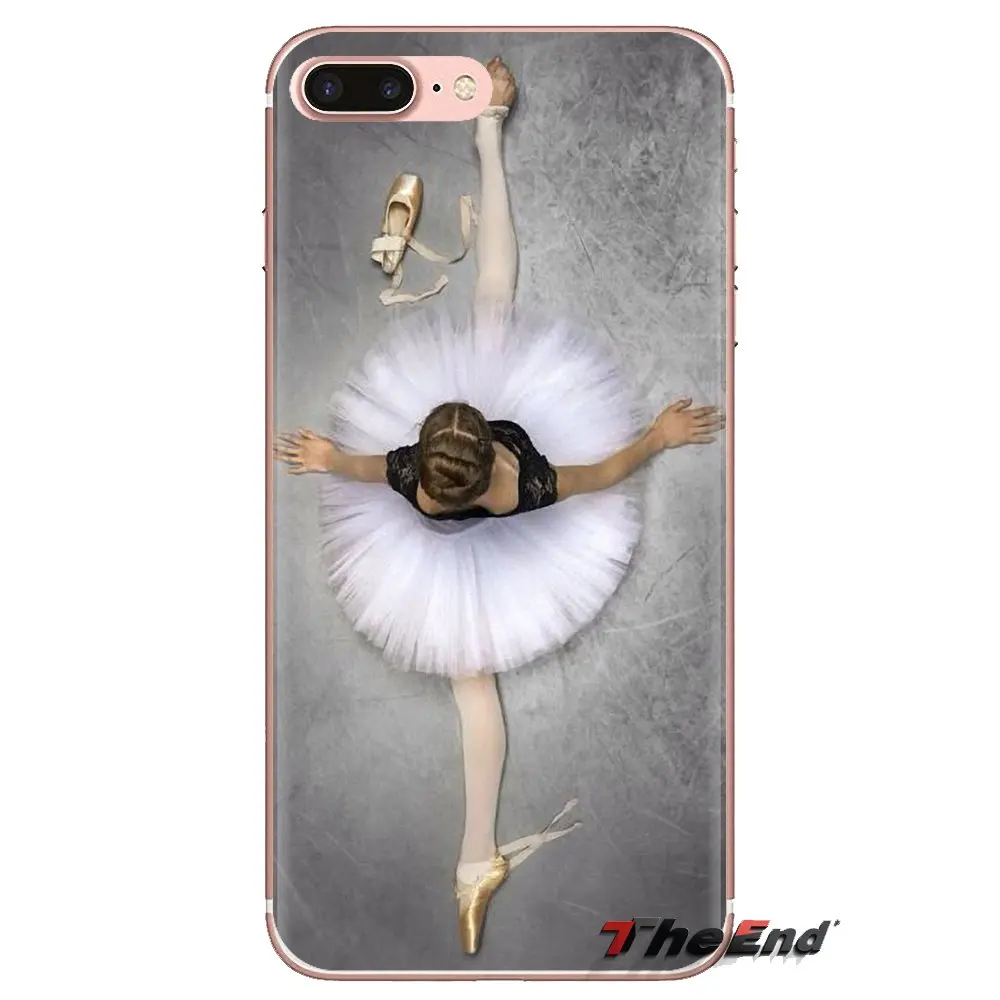 Для samsung Galaxy S2 S3 S4 S5 MINI S6 S7 edge S8 S9 Plus Note 2 3 4 5 8 Coque Fundas балетная Танцовщица для девочек