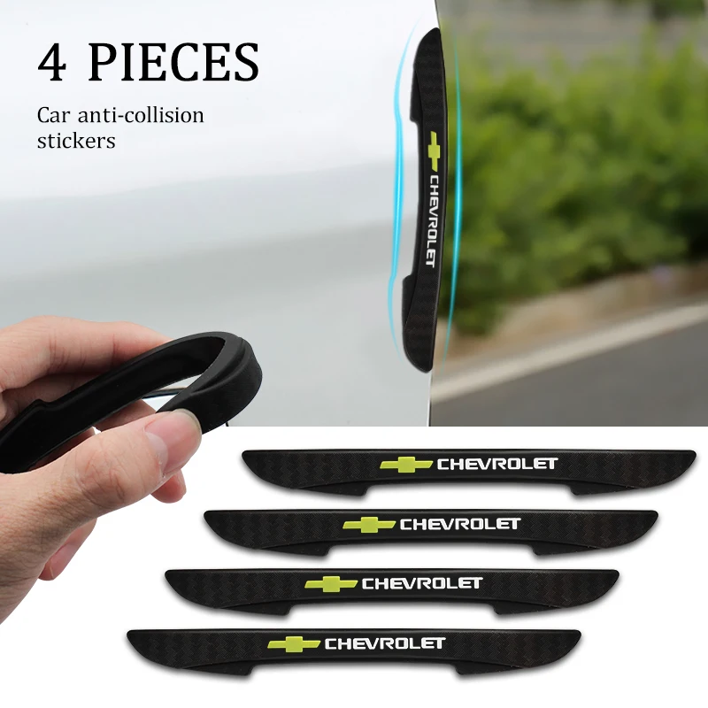 

4pcs Car Anti-Collision Door Protector Side Edge Protection Stickers For Chevrolet Colorado Cruze Spark Captiva Malibu Trax Aveo