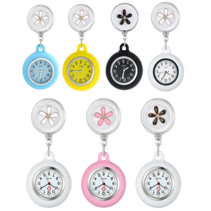 Выдвижные карманные часы для медсестры и врача цветной подарок медицинских