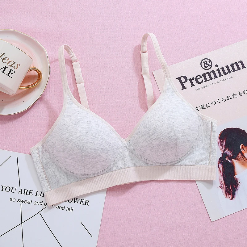 Roseheart Осень Новый женский модный серый фиолетовый Бралетт беспроводной