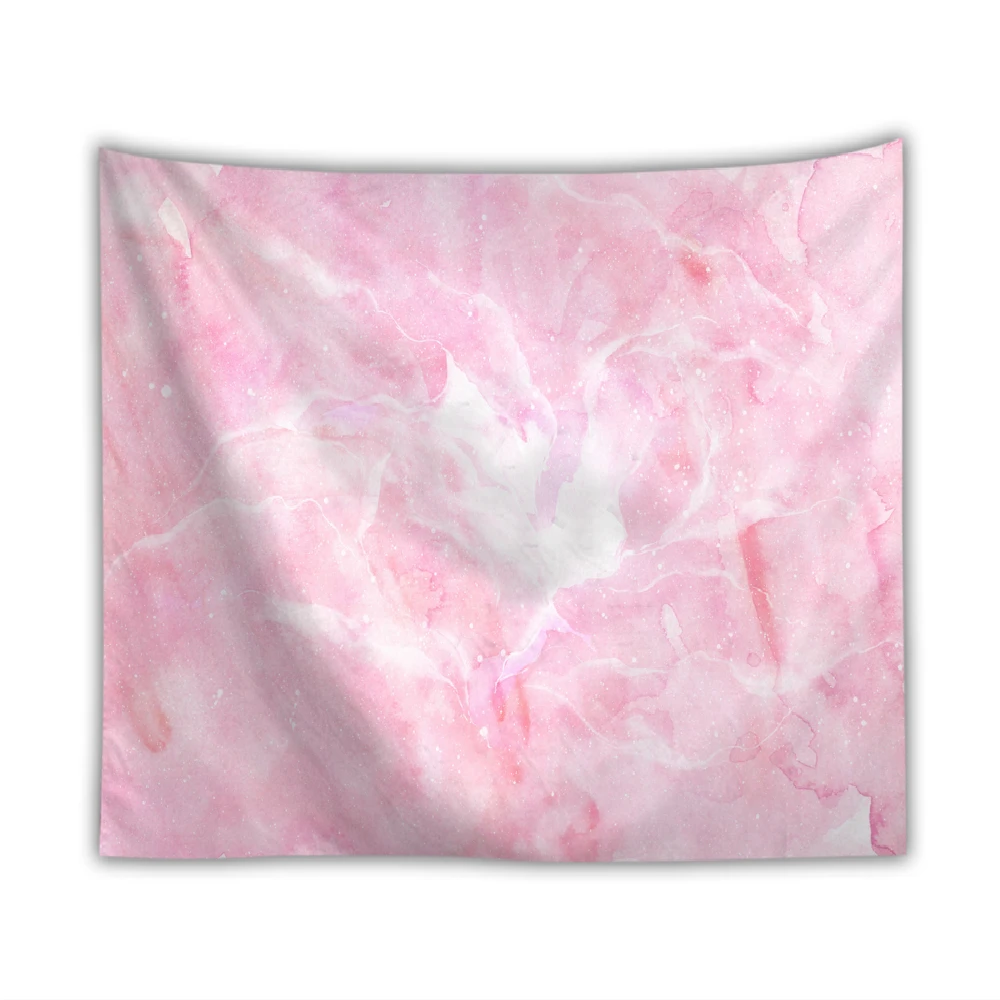 Конфетный небесно Розовый Настенный Гобелен из ткани тонкий полиэстер 3D