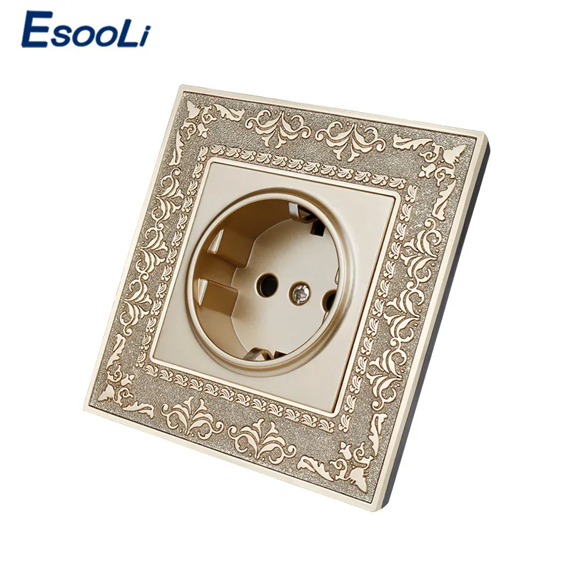 Евророзетка электрическая Esooli 16 А 110 250 в перем. Тока|Электрические розетки| |