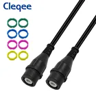 Cleqee P1202 BNC-BNC штекер коаксиальный кабель осциллограф тестовый провод 100 см BNC-BNC тестовый провод безопасность универсальный разъем BNC Q9