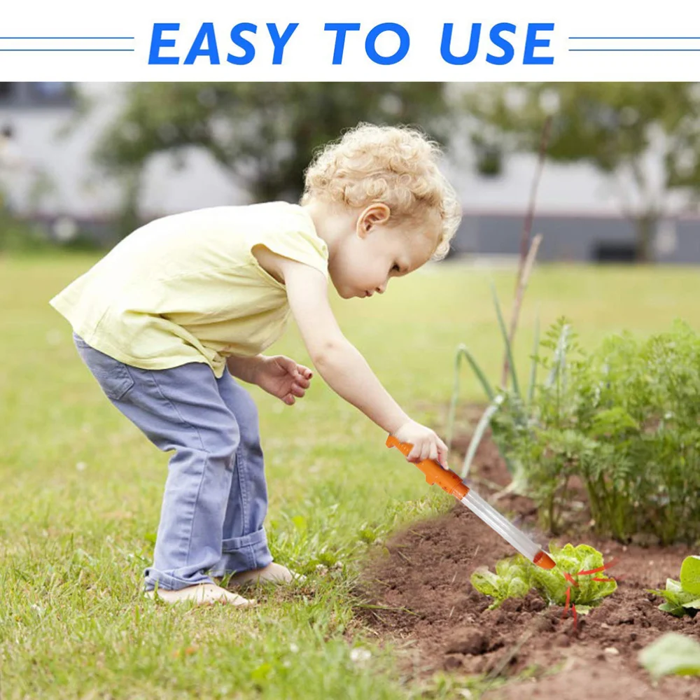 

USB Charging Insects Catcher Handheld Vacuum Spider Bug Catcher Sucker Insect Suction Trap (Orange)