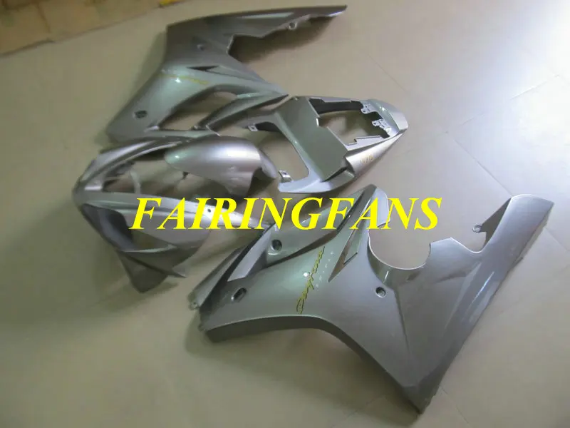 Инъекции Обтекатели на кузов для Triumph Daytona 675 06 07 09 DAYTONA 2006 2007 2008 ABS Серебряный