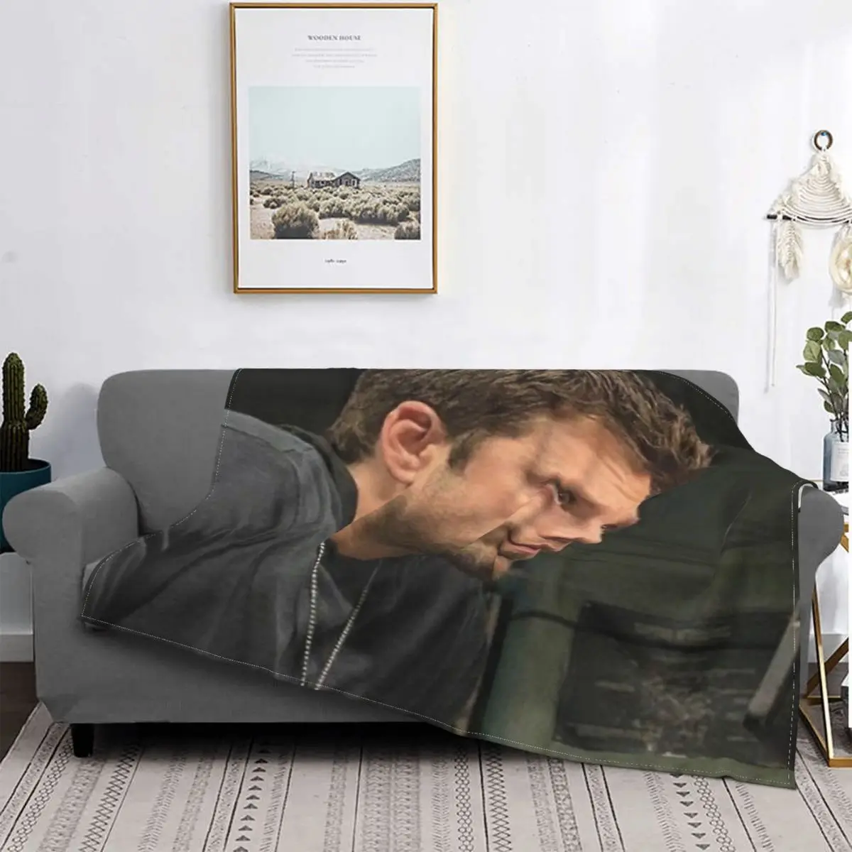 

Sebastian Stan 6 Blanket Bedspread Bed Plaid Rug Bed Covers Towel Blanket Bedding And Covers