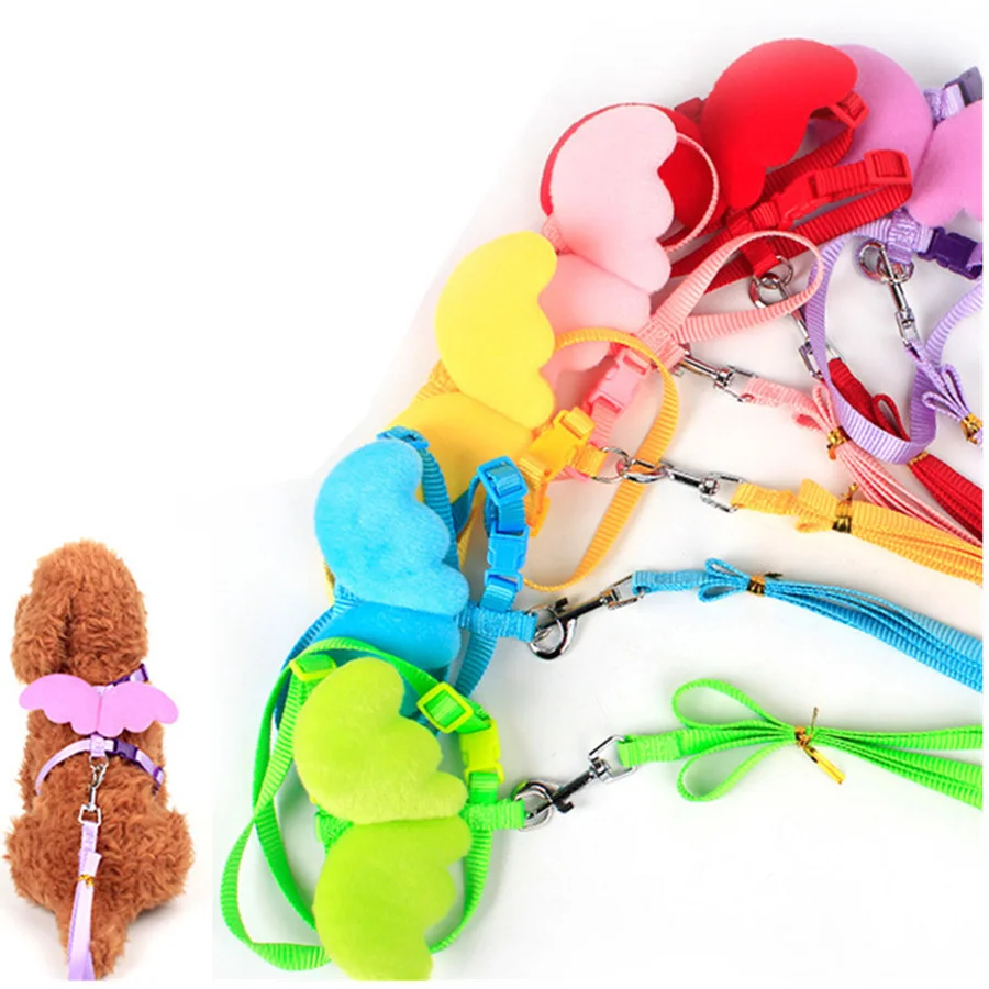 

Pet Leash Little Angel Breast Strap Wing Cat Dog Leash Vest Chest Strap Small Dog Leash Mini Dog Kitten Traction Pet Products