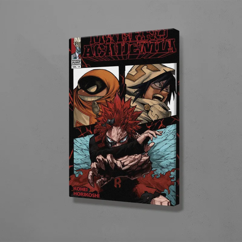 Red Riot Eijiro Kirishima Boku no Hero academic настенная Художественная печать на холсте для