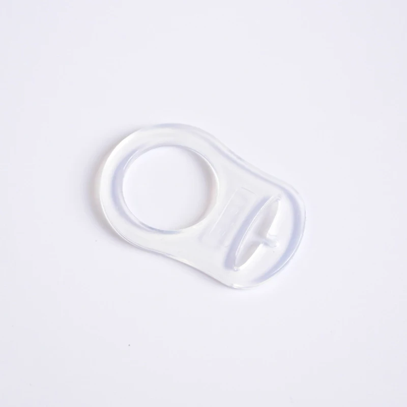 Anillo adaptador de silicona de grado alimenticio para chupete de beb&eacute;, accesorios de alimentaci&oacute;n para reci&eacute;n nacido, 5 piezas-5