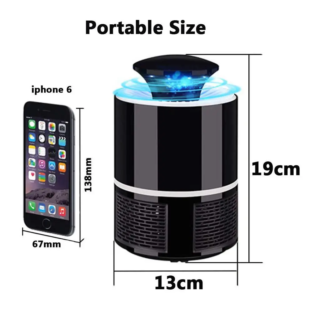 

New Electric Mosquito Killer Lamp LED Bug Zapper Anti Mosquito Killer Lamp Insect Trap Lamp Fly Killer Home Office Pest Control