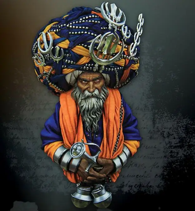 1/10 сборный комплект бюста из смолы старый воин|Наборы для сборки моделей| |