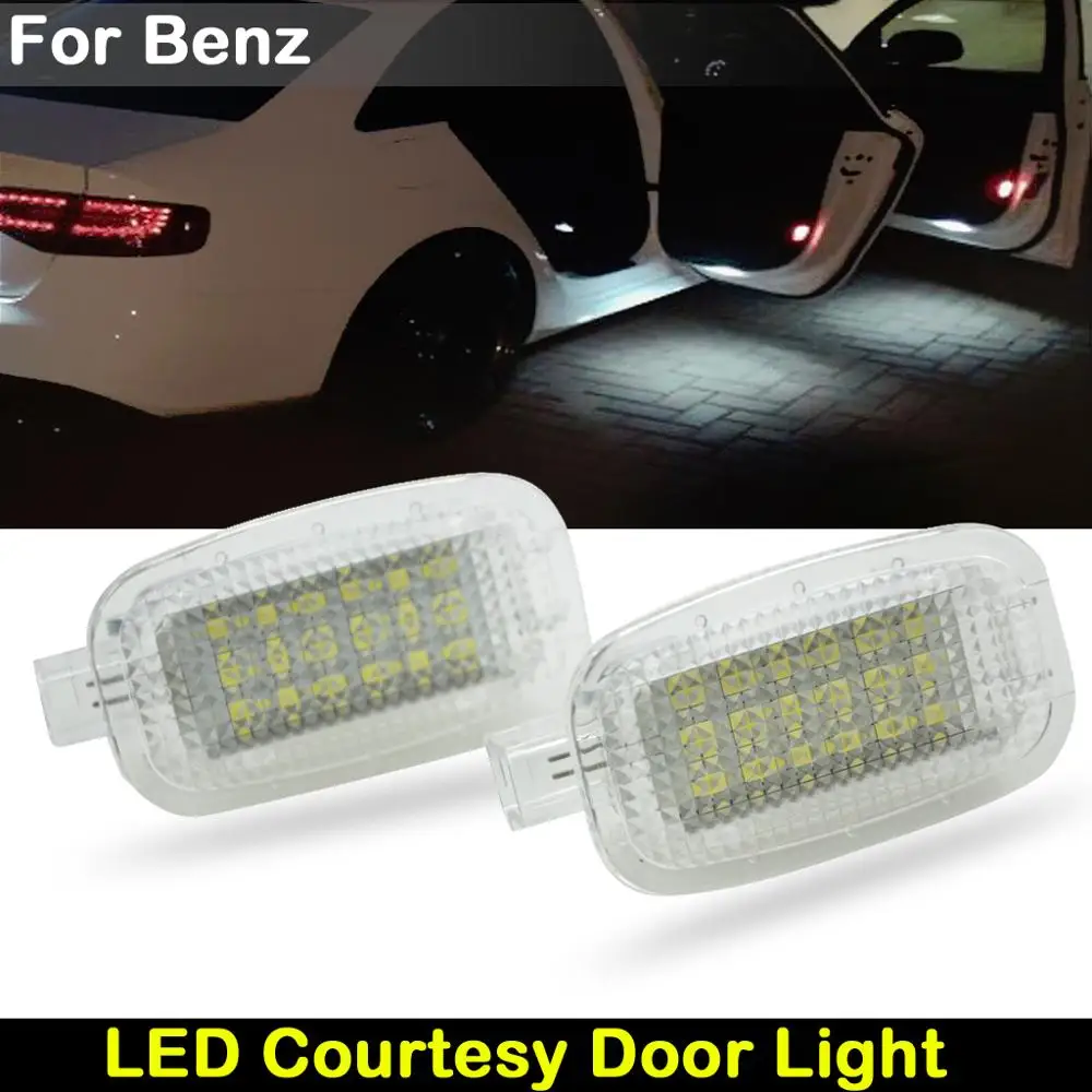 Белый светодиодный дверной светильник для Benz W164 W169 W207 W212 W216 W245 W463|Сигнальная