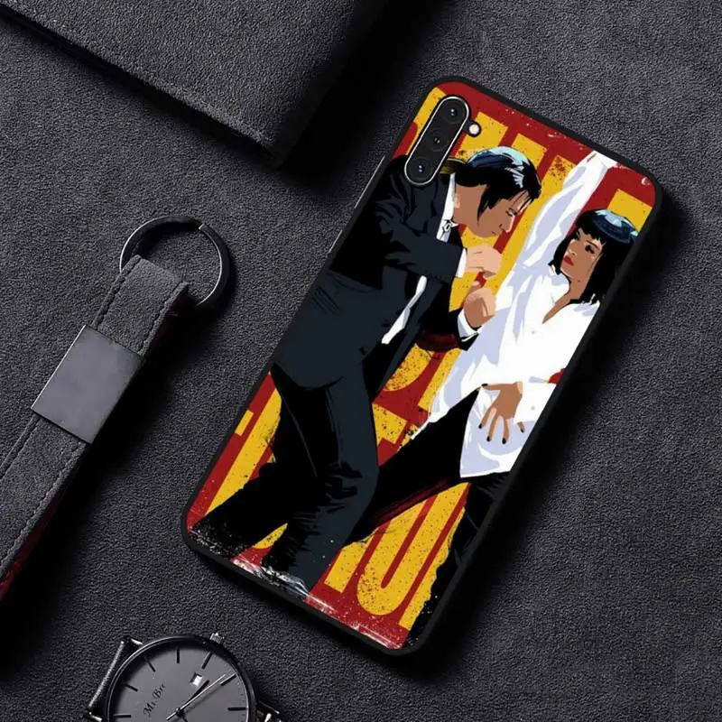 

Pulp Fiction movie Phone Case For Samsung galaxy A S note 6 7 8 9 10 20 30 50 51 70 edge plus lite cover shell funda