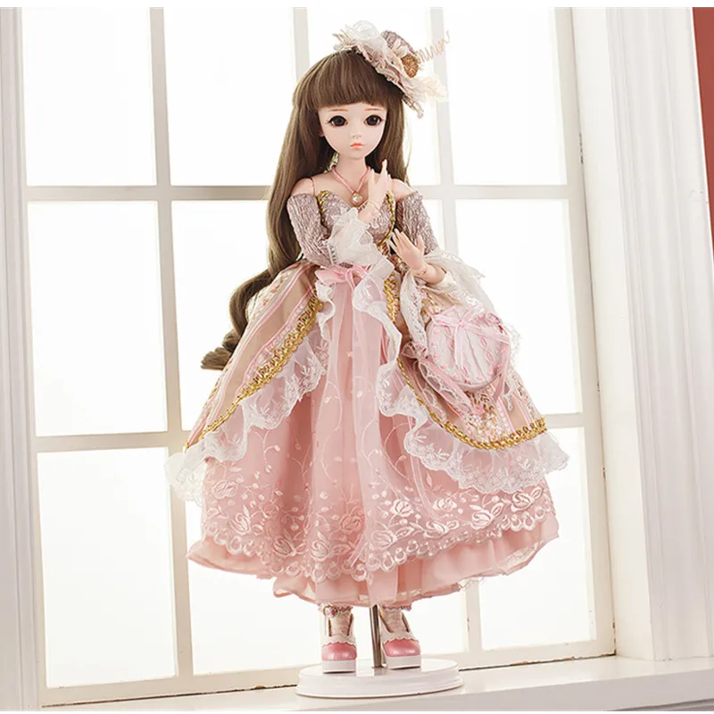 UCanaan/1/3 BJD кукла для девочек куклы 18 Шаровые опоры с Полный комплект одежды одежда