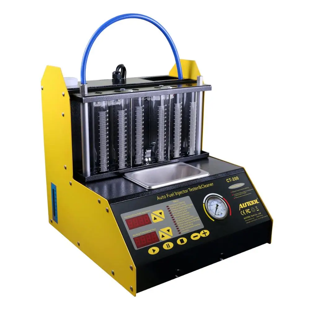 Машина для очистки и тестирования автомобильного топливного инжектора 6