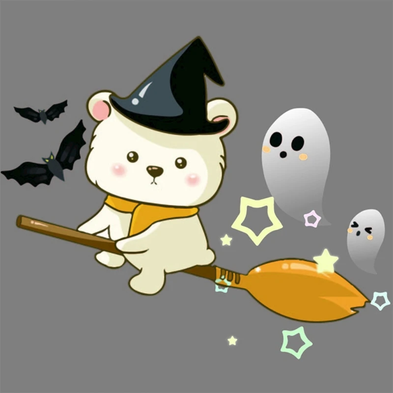 Медведь Хэллоуин Бат Ghost металлический Трафаретный вырубной штамп Скрапбукинг