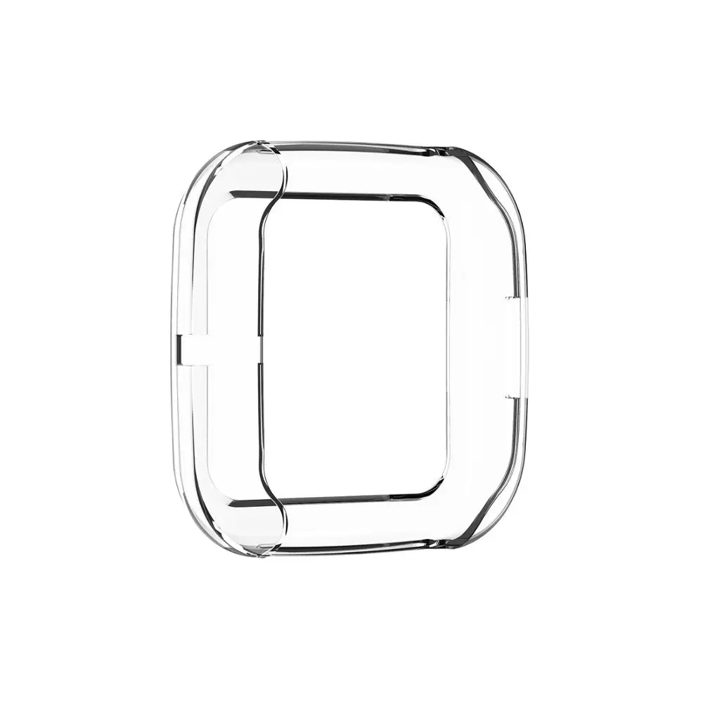 Мягкий ТПУ прозрачный силикон чехол для Fitbit Versa 2 Smartwatch защитный корпус Versa2 сменные часы аксессуары