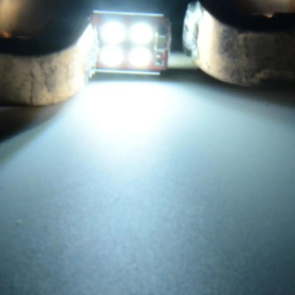 

New Vehicle Car LED Double Pointed Reading Light 3030 6SMD 31/36/39/41 Replacement LED Buld Original Universal
