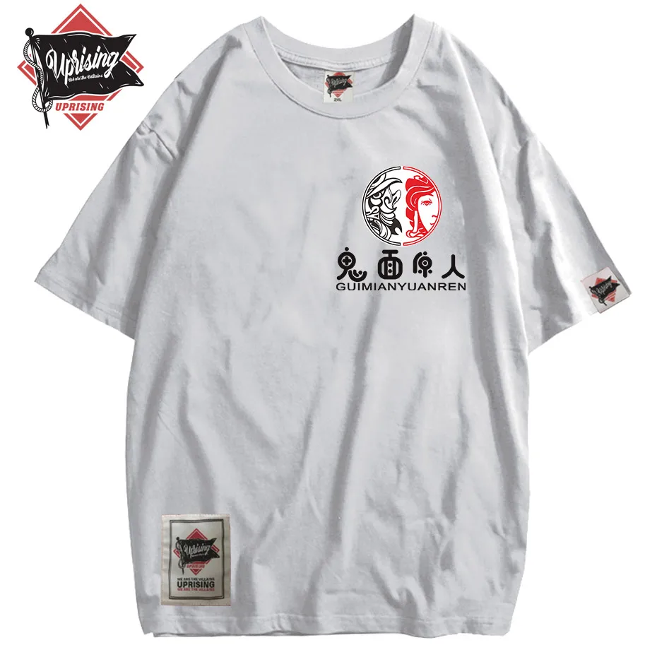 Футболка мужская с коротким рукавом уличная одежда топы хлопковая рубашка в