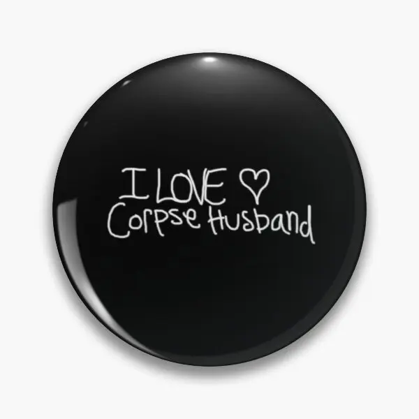 

I Love Corpse Husband Soft Button Pin Hat Gift Metal Decor Jewelry Fashion Lapel Pin Funny Brooch Cute Cartoon Collar Badge