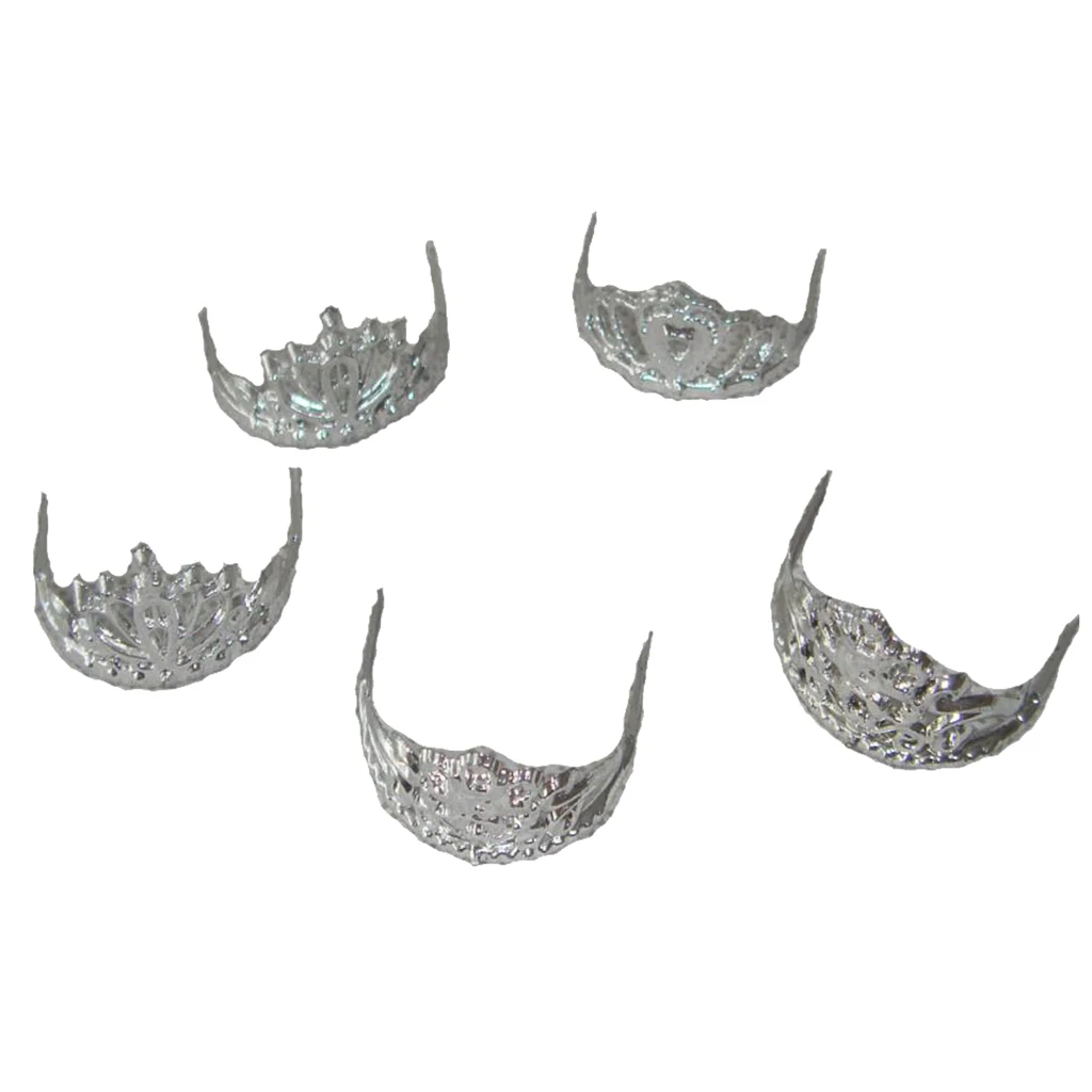 Милая корона с разными узорами 5 шт. для кукол девушек рандомный Стиль