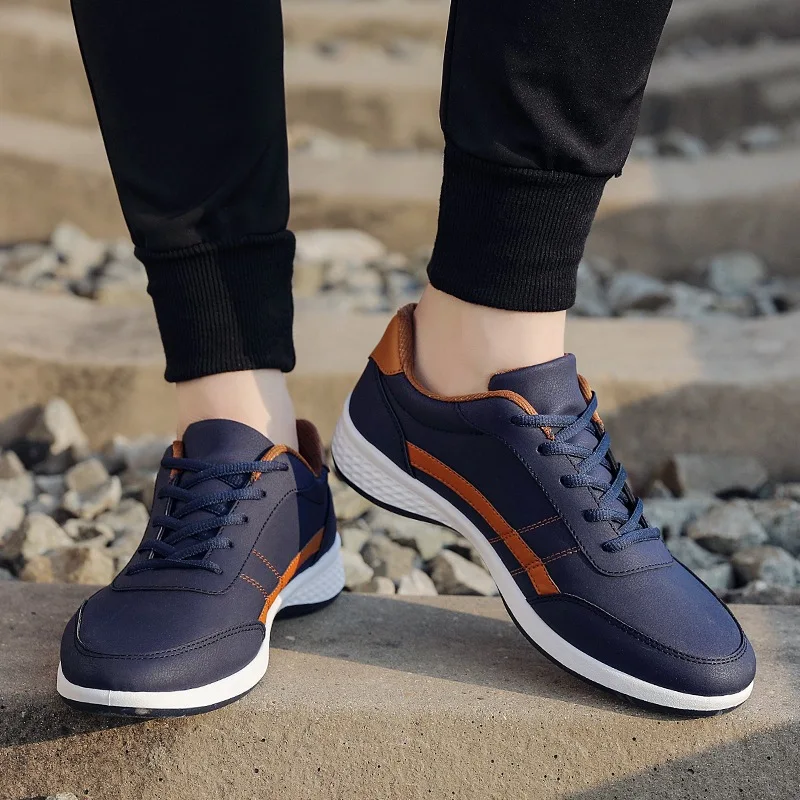 

Men's Shoes Classic Brand Men's Casual Shoes Leather for Men Outdoor Non-slip Man Fashion Sneakers Zapatos Hombre