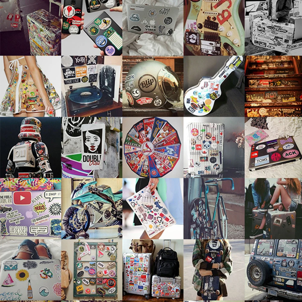 103050pcs fudge rabbit girl stickers laptop diy fridge guitar luggage phone office waterproof graffiti sticker decals kid toys free global shipping