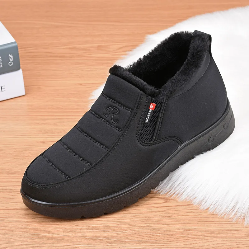 

Туфли мужские зимние х/б, на толстой подошве