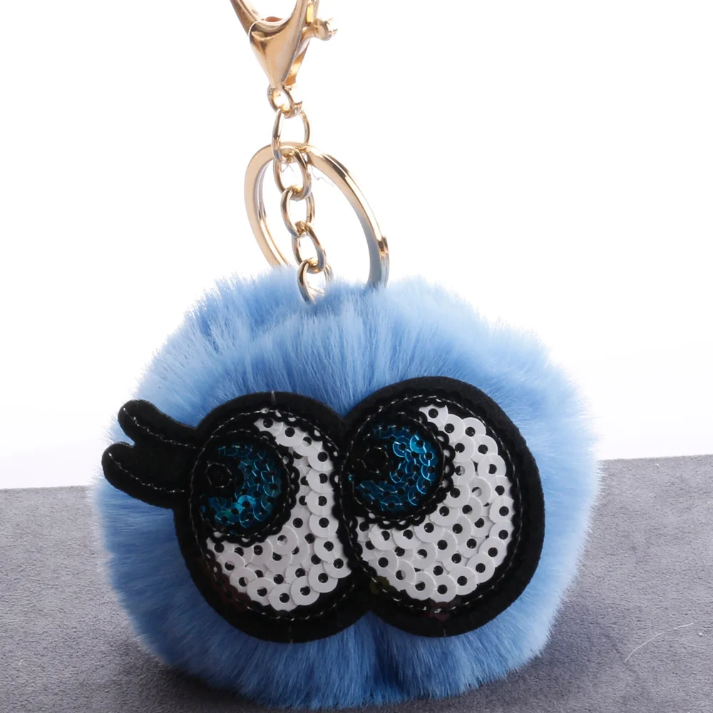 

1pc Various Colors Fashion Big Eyes Animal Figures Keychains Keyrings Pendents