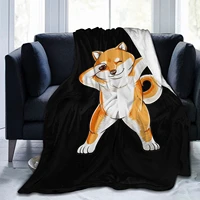 doge shiba inu throw blanket super soft warm lightweight blanket suitable for sofa bed decoration home decoration travel