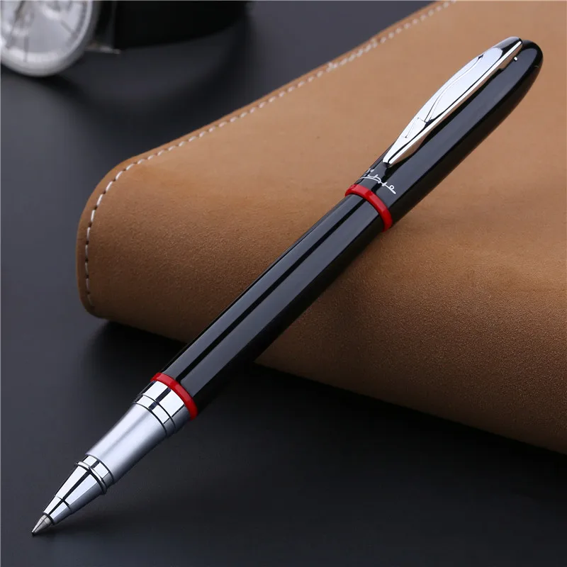 

New Fashion Office School Supplies Pimio Montmartre Luxury Smooth Signing Roller Ball Pen with 0.5mm Black Ink Refill Pens Gift
